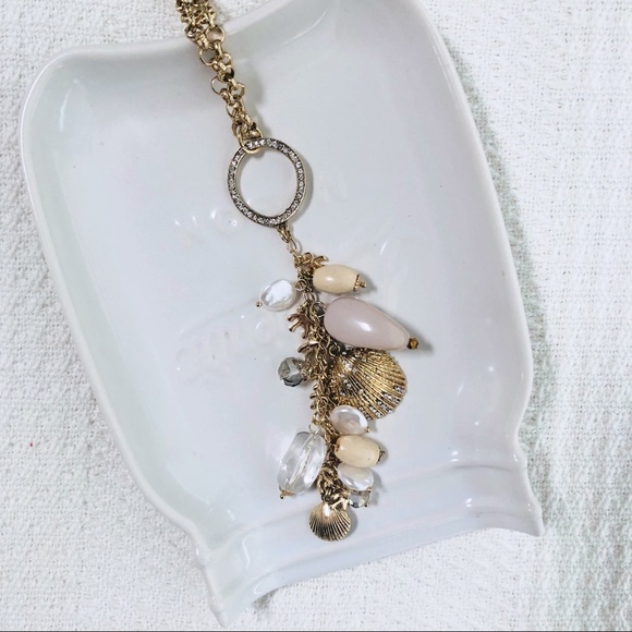 Chico's Jewelry - 🟣 Chico’s | Long 15" Seashore Gold Necklace